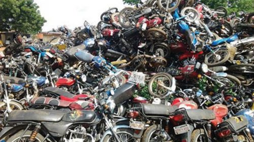 Police impound 200 motorcycles after clash with Okada riders 