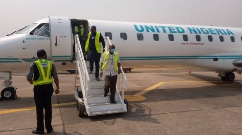 Operatives Arrest Man discovered inside empty plane at Nigeria’s airport