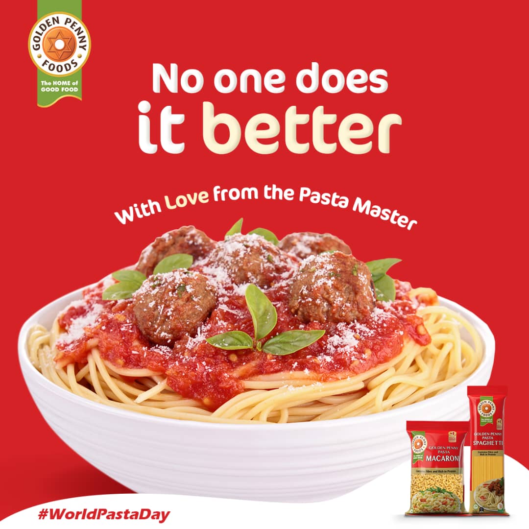 Great Taste, Great Feeling: Win Exciting Prizes this World Pasta Day with  Golden Penny Foods - SuperNewsng