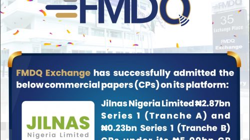 Jilnas Nigeria Quotes Commercial Papers on FMDQ 