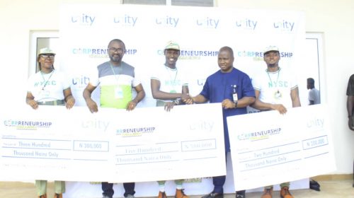 Corpreneurship Challenge: Unity Bank Empowers 30 Corps Members With N10M Grant