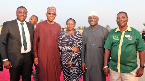 Photo: SEC at commissioning of Lagos Rice Mill