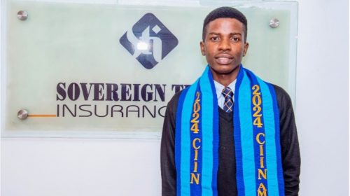 AKOREDE JOHNSON OF SOVEREIGN TRUST INSURANCE EMERGES CIIN AMBASSADOR FOR YEAR 2024/2025
