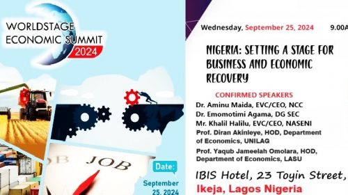 NCC, SEC, NASENI bosses, professors, others to discuss business & economic recovery at WES 2024