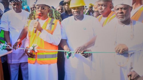 GOVERNOR ODODO FLAGS OFF 20KM OBAJANA-URO-AKU RURAL ROAD