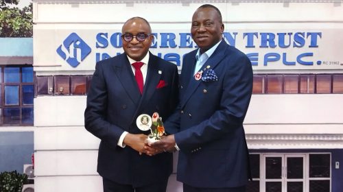 NCRIB Pays Courtesy Visit To Sovereign Trust Insurance 