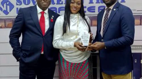 Sovereign Trust Insurance Receives Appreciation Plaque From Atinuke Cancer Foundation 