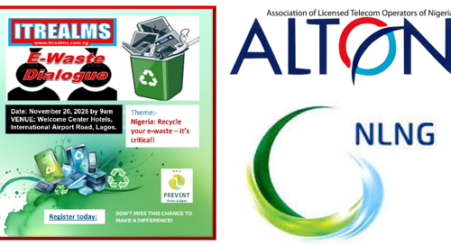 2025 E-Waste Dialogue: Industry giants ALTON, NLNG join force with ITREALMS 