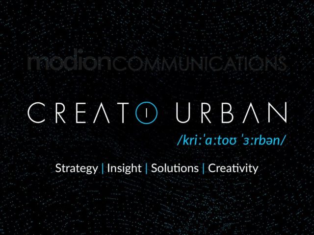 Modion Communications Rebrands as Creato Urban Reflecting Ambitious Global Aspirations