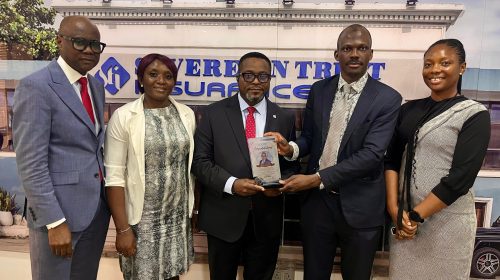 Photo: TEXEM UK Executives Pay Courtesy Visit To  Sovereign Trust Insurance New CEO  