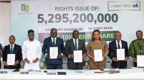 Guinea Insurance Unveils ₦5.8 Billion Rights Issue To Strengthen Capital, Drive Growth