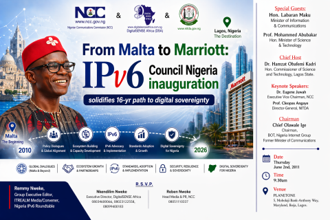 From Malta to Marriott: IPv6 Council Nigeria Inauguration Solidifies 16-Year Path to Digital Sovereignty