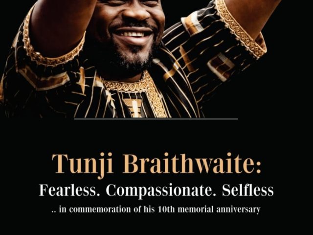 Tunji Braithwaite: Foundation unveils Muyiwa Akintunde’s book in Abuja tomorrow