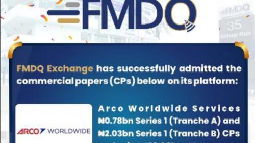 Boosting Short-Term Capital Access: ARCO Worldwide Services  Quotes ₦2.81bn Commercial Paper on FMDQ 
