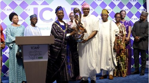 AXA Mansard Insurance CEO, Kunle Ahmed, Receives ICAN Merit Award