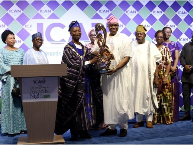 AXA Mansard Insurance CEO, Kunle Ahmed, Receives ICAN Merit Award
